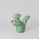 Squirrel Vase in Jade by Rachel De Condé Ceramics