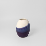 Prismatic Pebble Vase in Amethyst by Rachel De Condé Ceramics