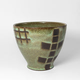 Deco Bowl in Crocodile Green by Nu Ceramics