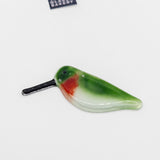Ruby Throated Hummingbird on String by The Glass Bakery