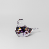 Nesting Bird in Violet Dawn Amethyst by Glass Roots