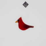 Northern Cardinal (Male) on String by The Glass Bakery