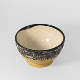 Cereal Bowl w/ Cityscape in Yellow by Maru Pottery