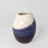 Prismatic Pebble Vase in Amethyst by Rachel De Condé Ceramics