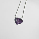 Heart Bead Necklace by Marcia Poirier