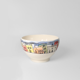 Cereal Bowl w/ Cityscape in Watercolour by Maru Pottery
