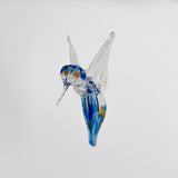 Hummingbird in Wild Eyes Bright Blue by Glass Roots
