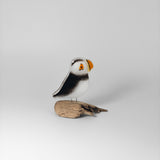 Atlantic Puffin on Perch by The Glass Bakery