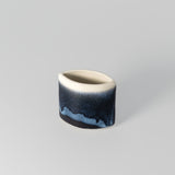 Prismatic Dewdrop Vase in Night Sky by Rachel De Condé Ceramics