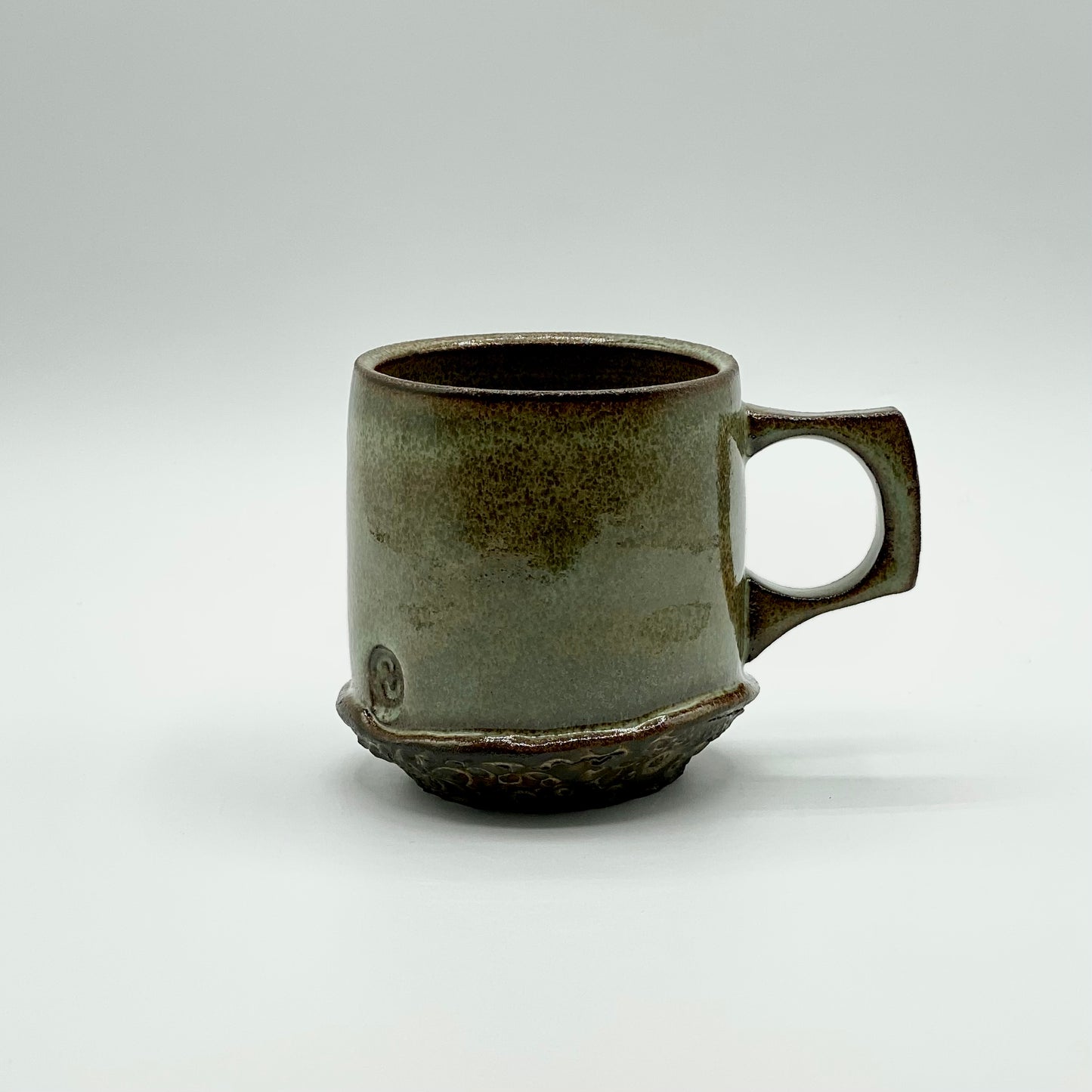 Crocodile Green Mug by NU Ceramics