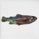 Raku Salmon by Tim Isaac Pottery