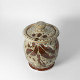 Sugar Jar in Partridge by Juggler's Cove Pottery