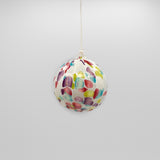 Small Ball Ornament in Borealis Multicolour by Glass Roots