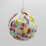 Small Ball Ornament in Borealis Multicolour by Glass Roots
