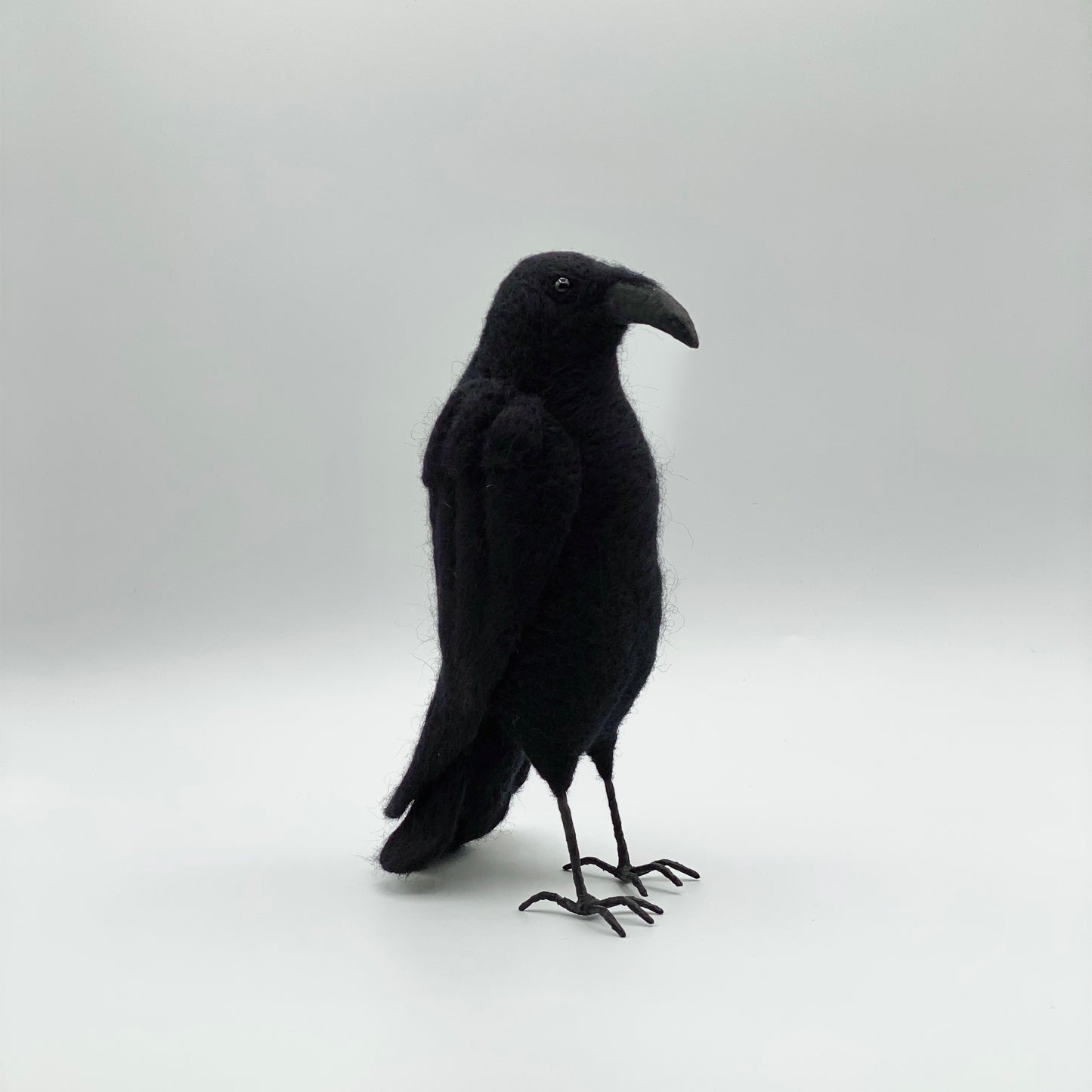 Felted Crows by Nikki Langley