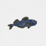 Raku Pacific Sandfish by Tim Isaac Pottery