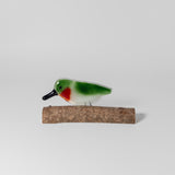 Ruby Throated Hummingbird on Perch by The Glass Bakery