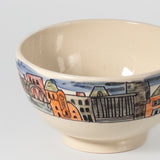 Cereal Bowl w/ Cityscape in Watercolour by Maru Pottery
