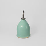 Oil Cruet in Aqua by Poterie Ginette Arsenault
