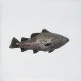 Raku Cod by Tim Isaac Pottery