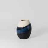 Prismatic Pebble Vase in Night Sky by Rachel De Condé Ceramics