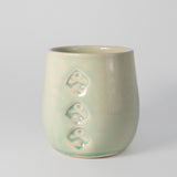Dimple Tumbler in Jade by Barlicoco Pottery