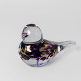 Nesting Bird in Violet Dawn Amethyst by Glass Roots