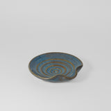 Spoon Rest in Blue by Poterie Ginette Arsenault