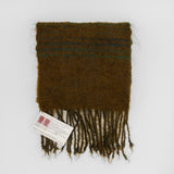 Handwoven Olive Bouclé Scarf by Loominations