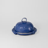 Butter Dish in Sky Blue by Poterie Ginette Arsenault