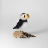 Atlantic Puffin on Perch by The Glass Bakery