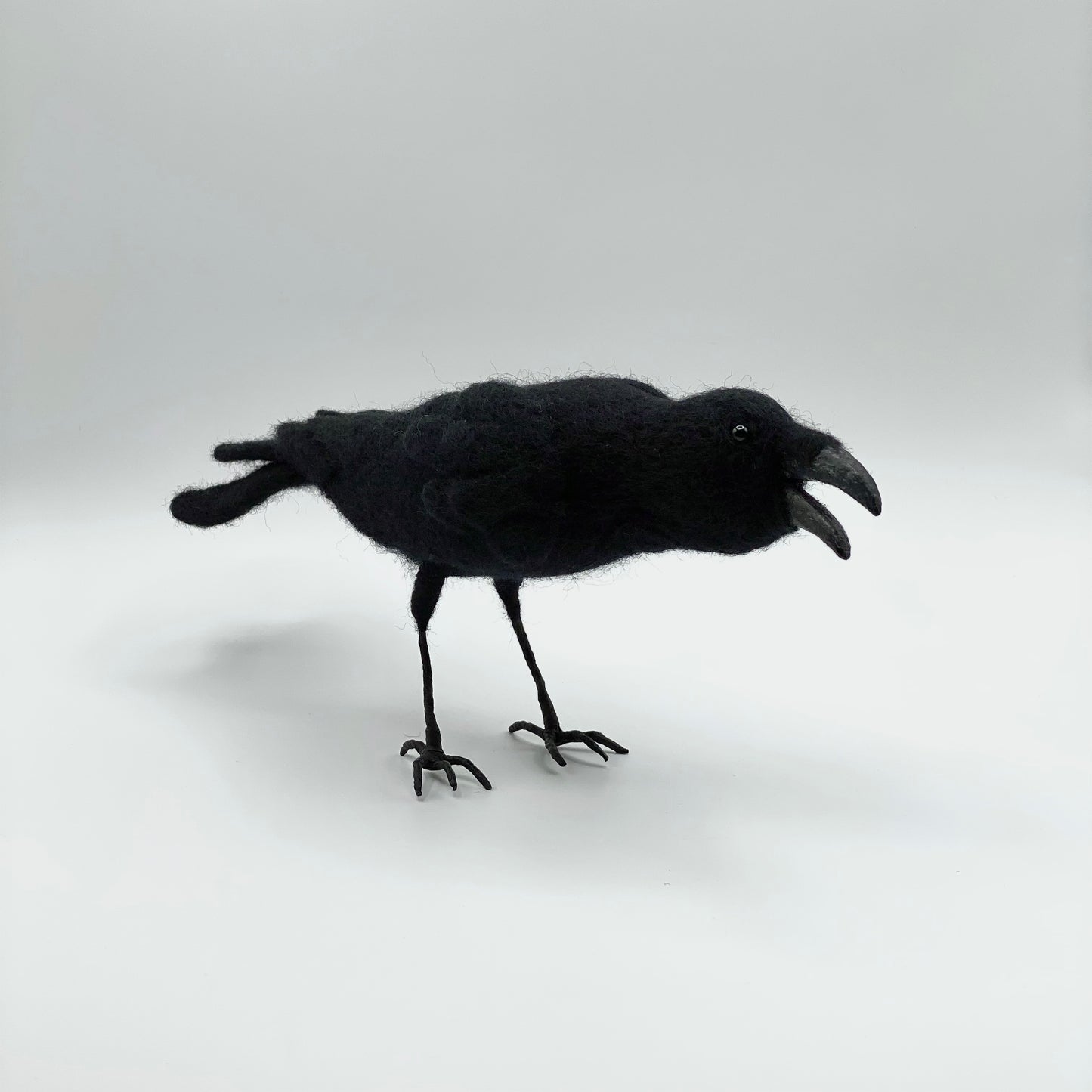 Felted Crows by Nikki Langley