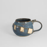 Clothesline Mug in Blue by Poterie Ginette Arsenault