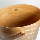 Knitters Yarn Box in Cherry w/ Lid by Brent Rourke