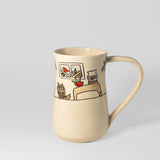 Mug w/ Aesop’s Fables in Watercolour by Maru Pottery