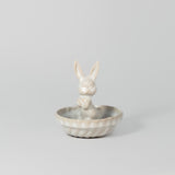 Bunny Trinket Dish in Opal by Rachel De Condé Ceramics