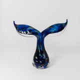 Whale Fluke in Fundy Midnight Deep Blue by Glass Roots