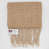 Golden Tones Silk Bouclé Shawl by Loominations
