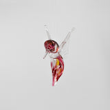 Hummingbird in Rose Wine Cranberry by Glass Roots