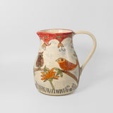 Pitcher w/ Aesop’s Fables in Watercolour by Maru Pottery