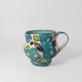 Round Mug in Teal by Keffer Pottery
