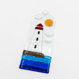 Lighthouse Scene by School Street Studio Glass