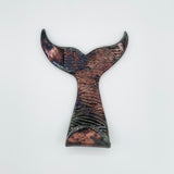 Raku Whale Tail Hook by Tim Isaac Pottery