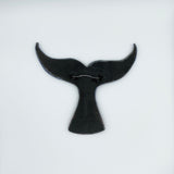 Raku Whale Tail by Tim Isaac Pottery