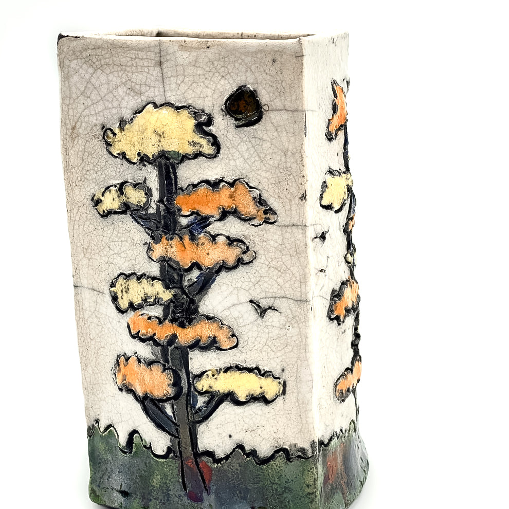 Raku Planters & Vases