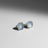 Enamel Studs in Baby Blue by Clare Bridge Jewelry