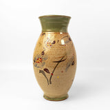 Large Vase in Blue Morning Glory by Hazama Pottery