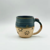 Mug w/ Snowflakes by Tim Isaac Pottery