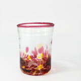 Drinking Glass in Rose Wine Cranberry by Glass Roots