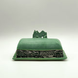 Cityscape Rectangular Butter Dish by Maru Pottery